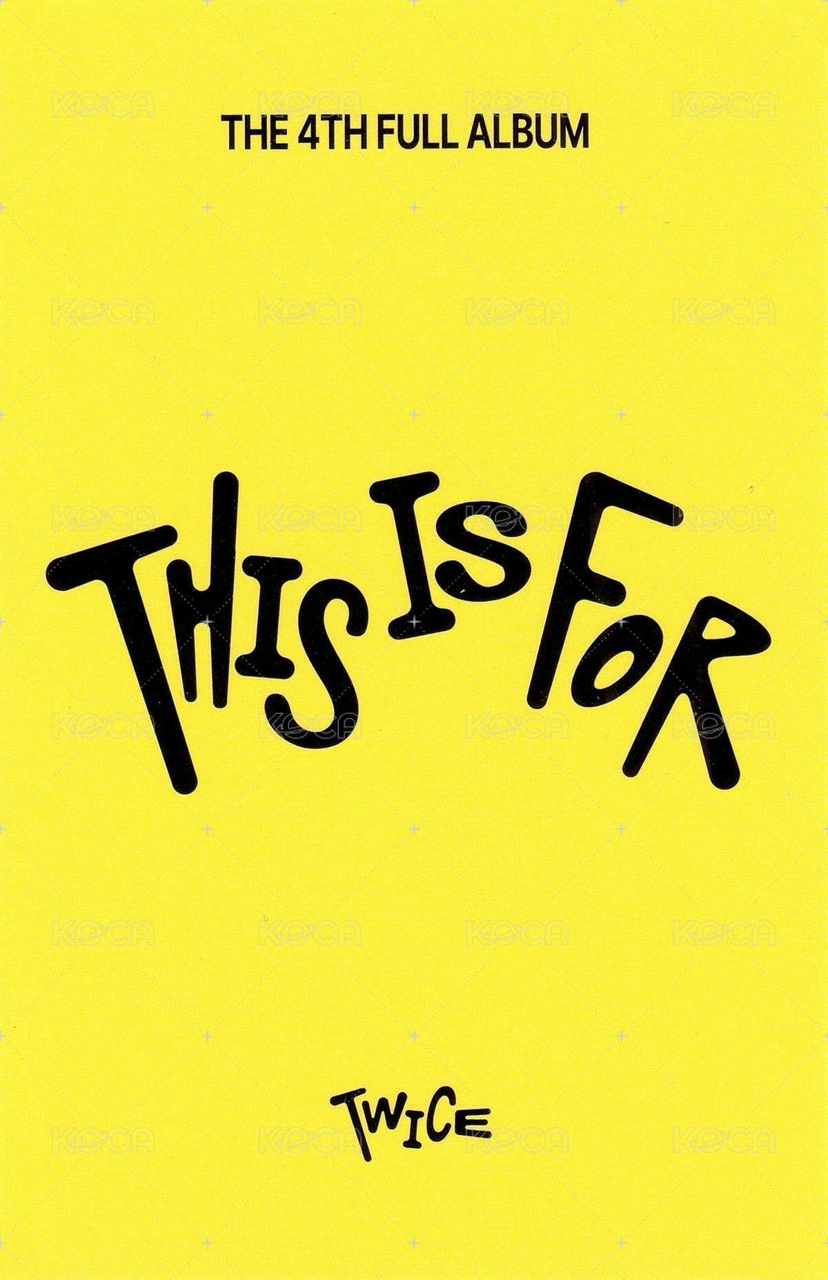 正規四 專輯卡 預售禮 背面