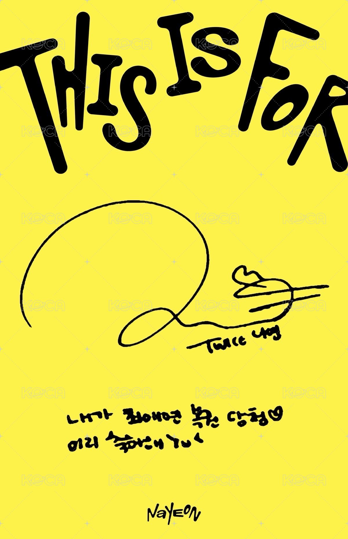 正規四 專輯卡 Polaroid ver. 黃版 背面