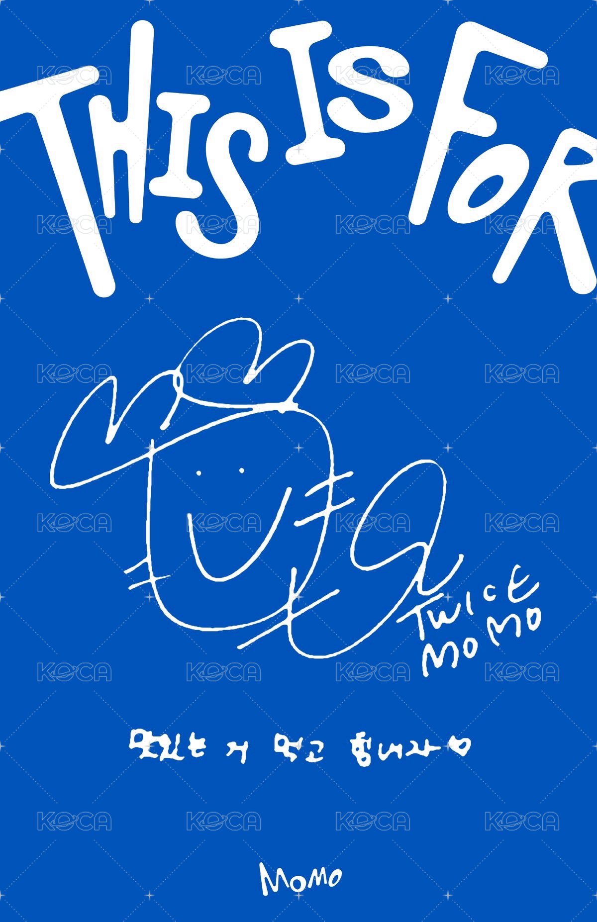 正規四 專輯卡 Polaroid ver. 藍版 背面