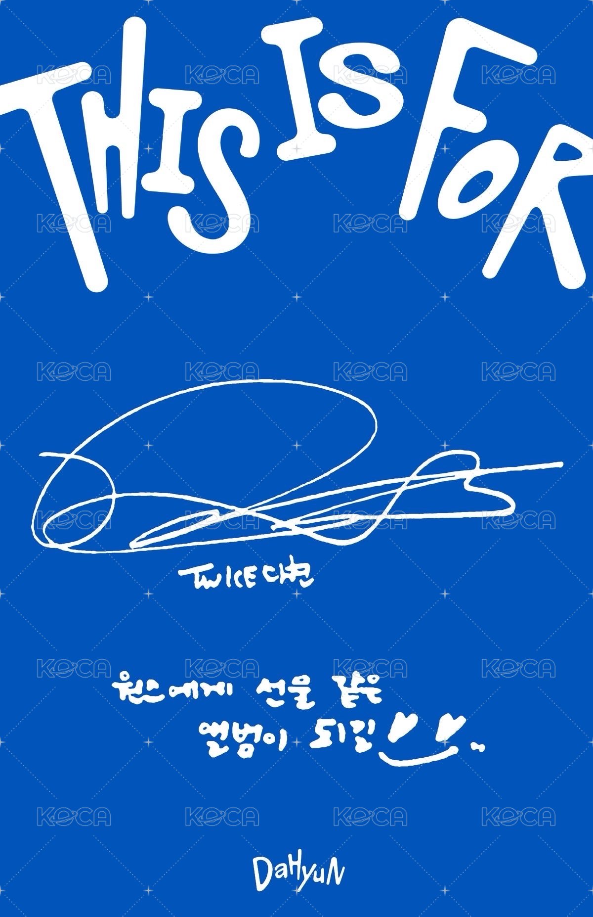 正規四 專輯卡 Polaroid ver. 藍版 背面