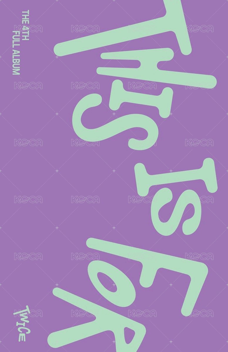 正規四 vinyl ver 專輯卡  背面