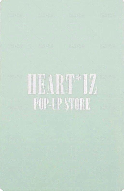 HEART*IZ 周邊卡  背面