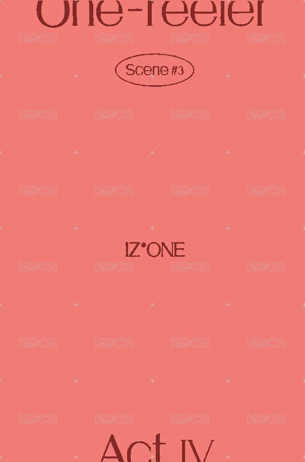 One-reeler / Act IV 專輯卡 SCENE#3 背面