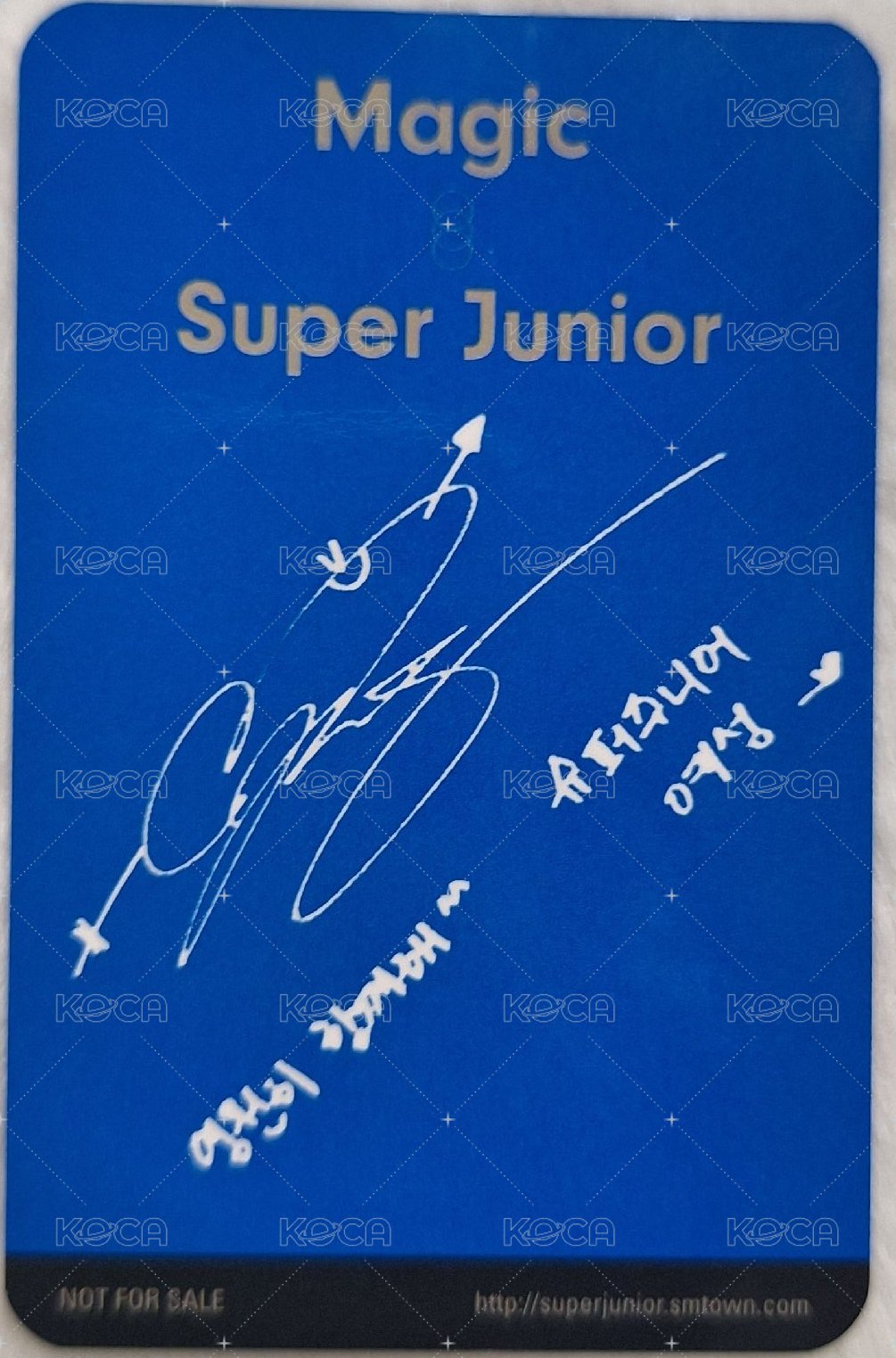 《Magic》十周年紀念特別專輯 專輯卡  背面