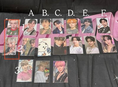 HMV彬寧+各成員小卡