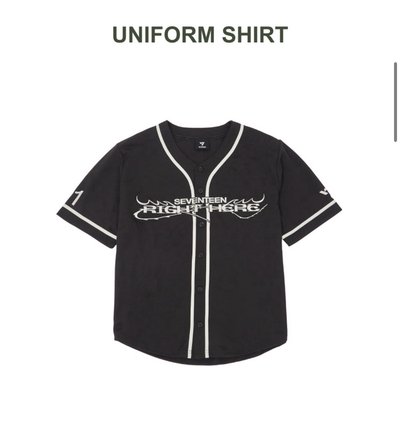 SEVENTEEN RH日巡球衣