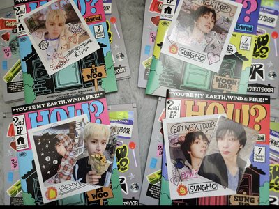 How?單封貼紙書 已拆