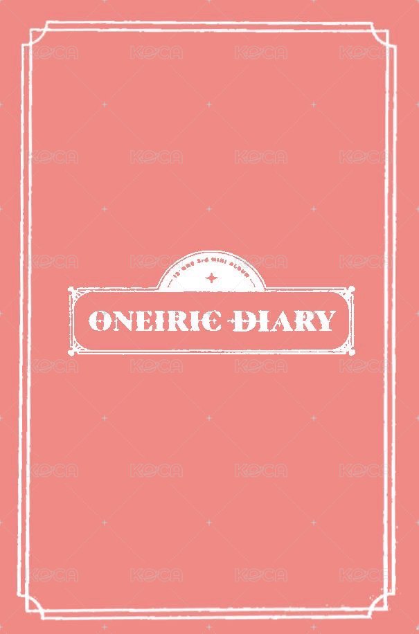 Oneiric Diary 專輯卡  背面