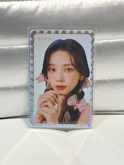 🤍aespa Karina 白色情人節閃卡