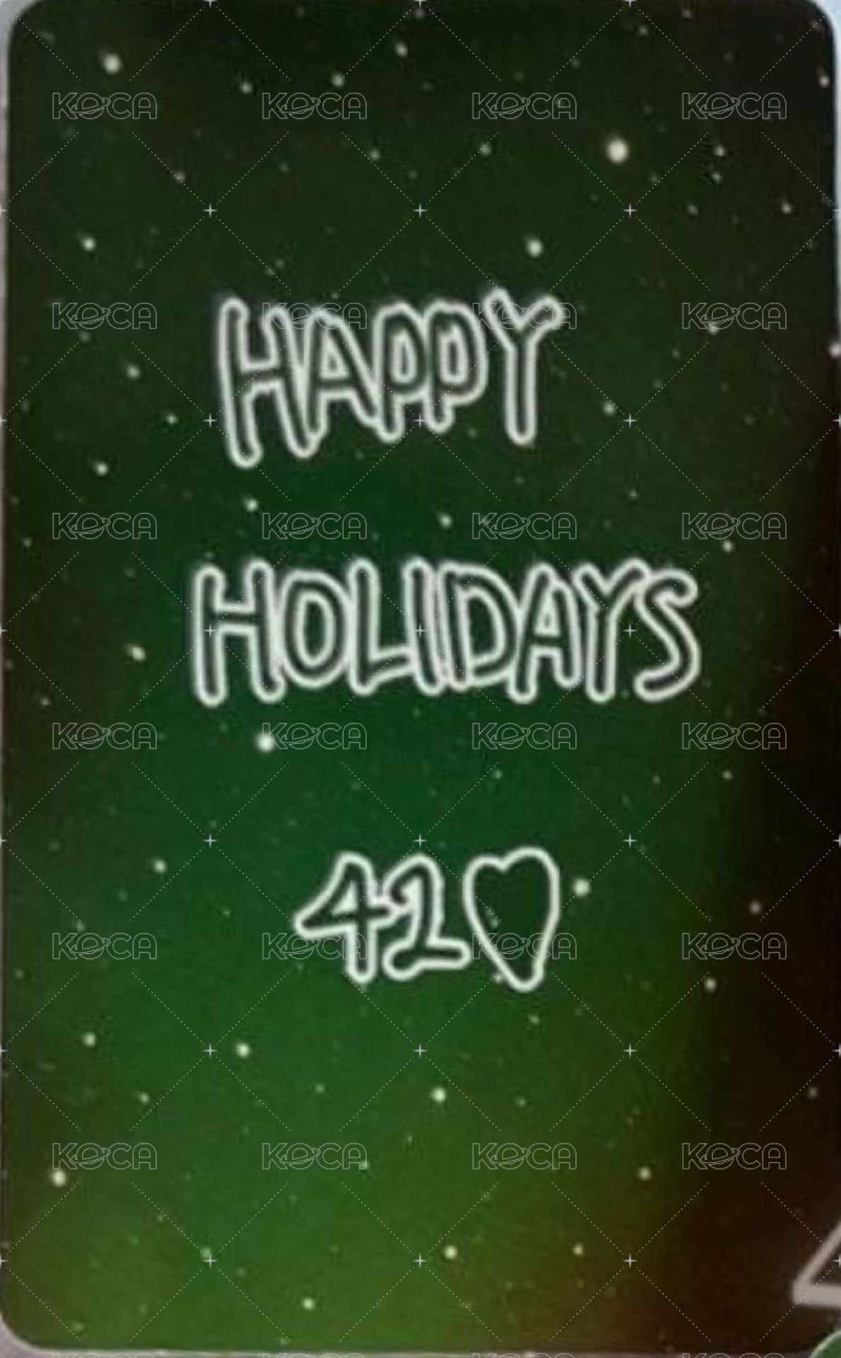 2025 SBS歌謠大戰 打歌卡  背面