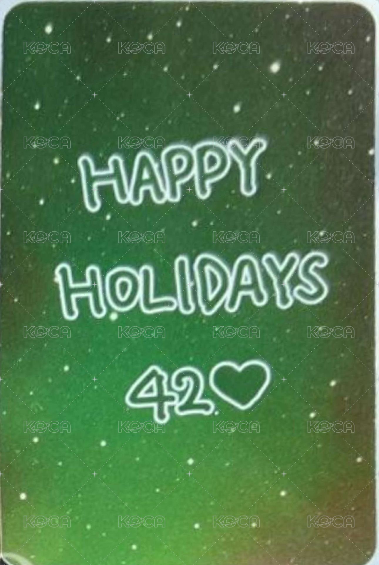 2025 SBS歌謠大戰 打歌卡  背面