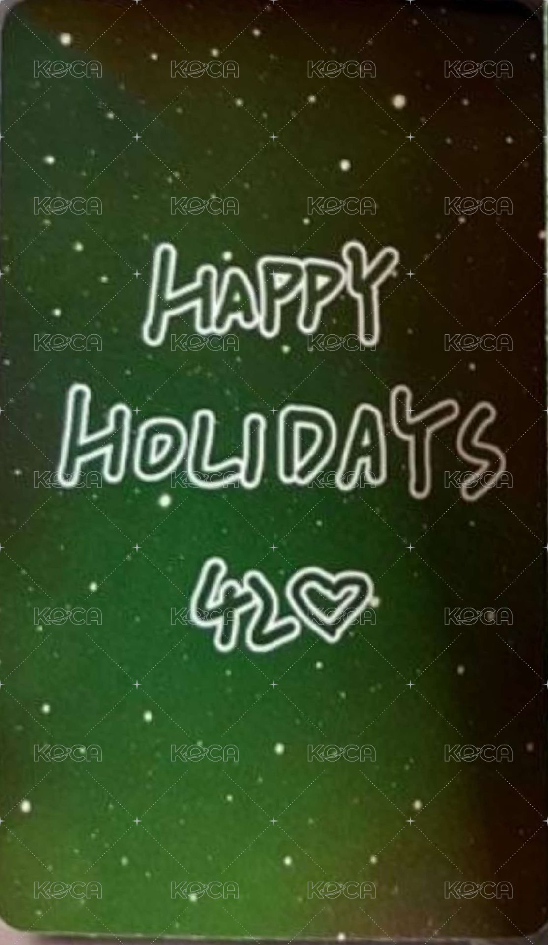 2025 SBS歌謠大戰 打歌卡  背面