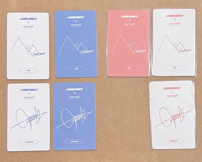 ATEEZ x MERNEL 代言卡 傘鍾 小盤