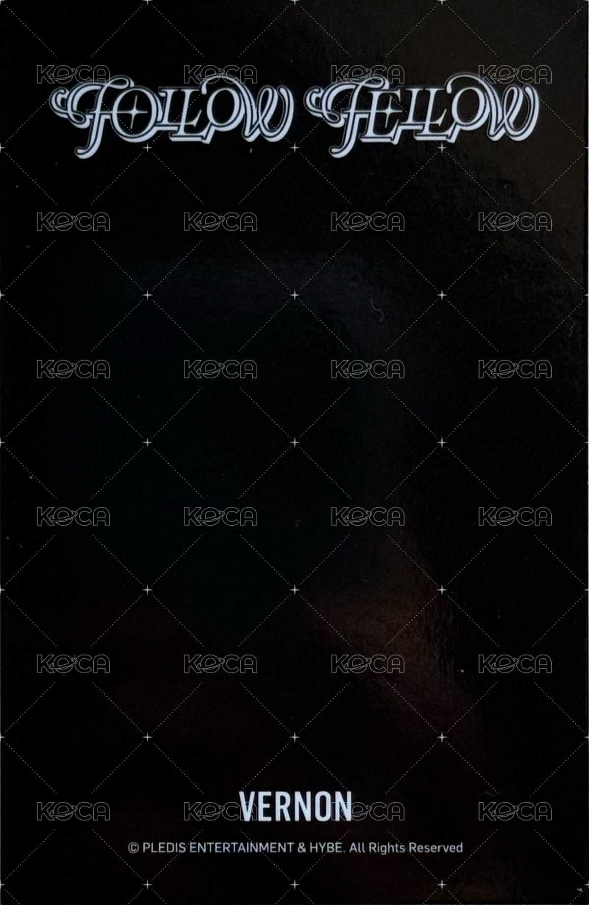 FOLLOW FELLOW 周邊卡 展會包包卡 背面