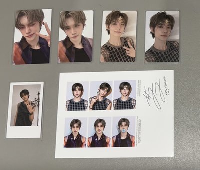 年曆卡 竣彬圭顯個人set