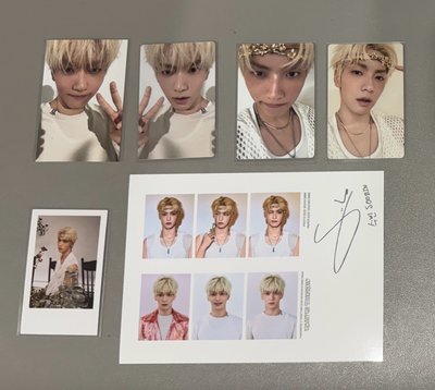 年曆卡 竣彬圭顯個人set