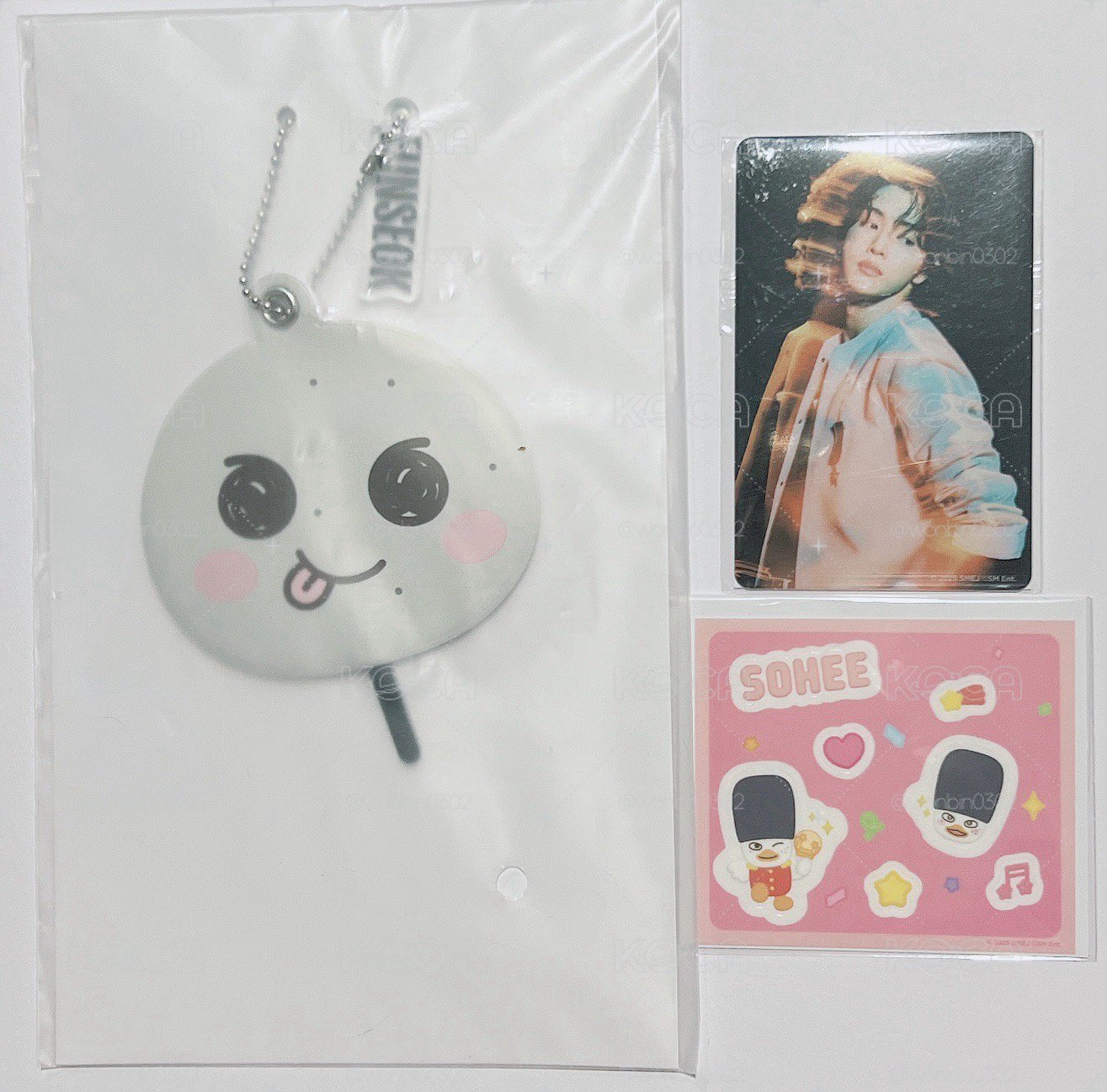 宋龍石 一番賞 小扇子 （搭成燦小卡、豆兵貼紙）