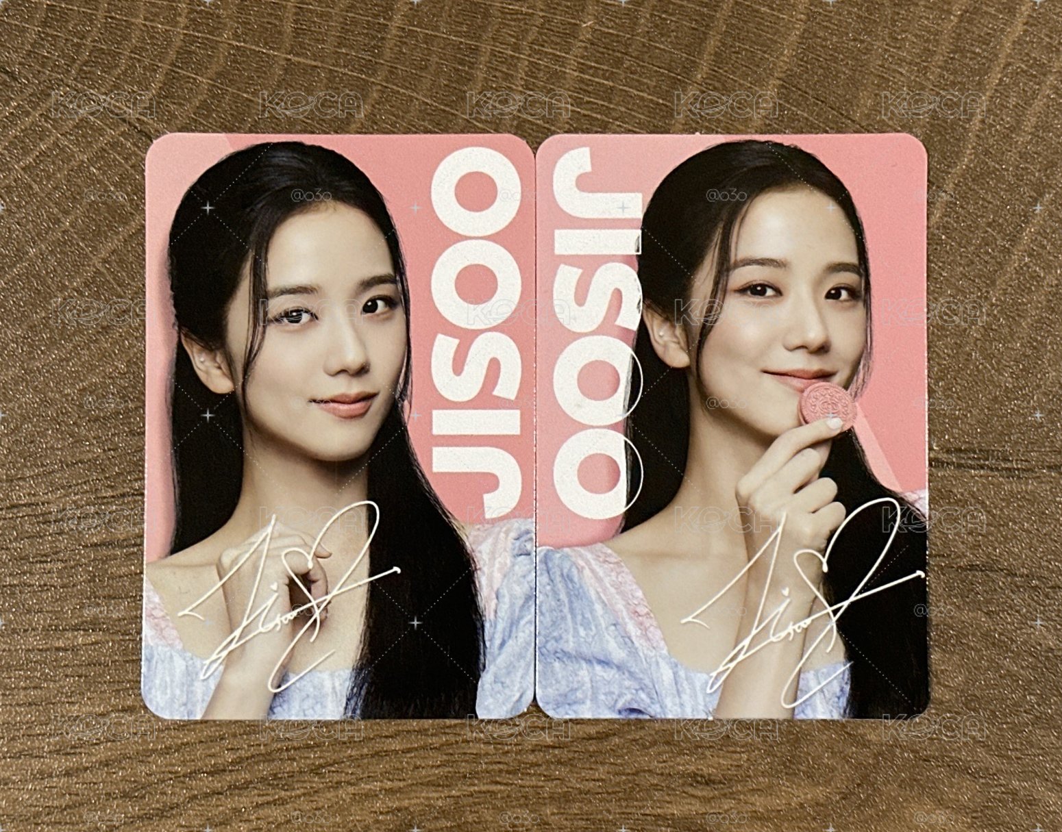 OREO代言Jisoo小卡