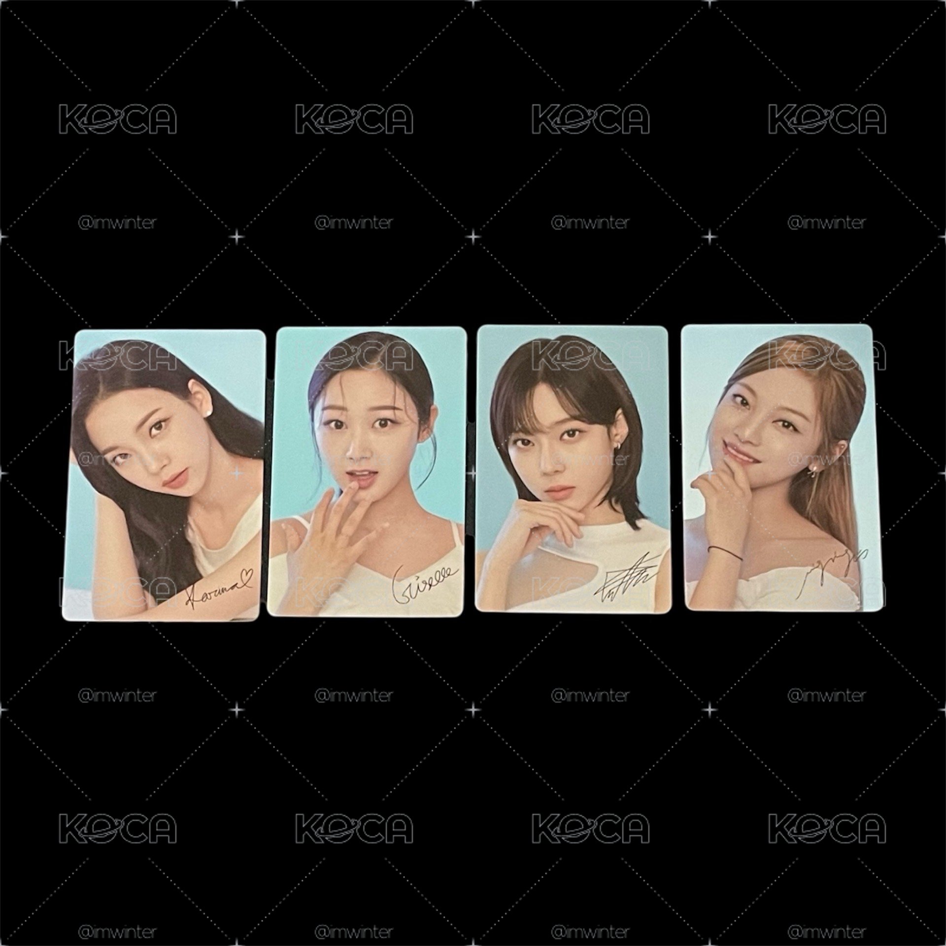 aespa MEDIHEAL 代言小卡組