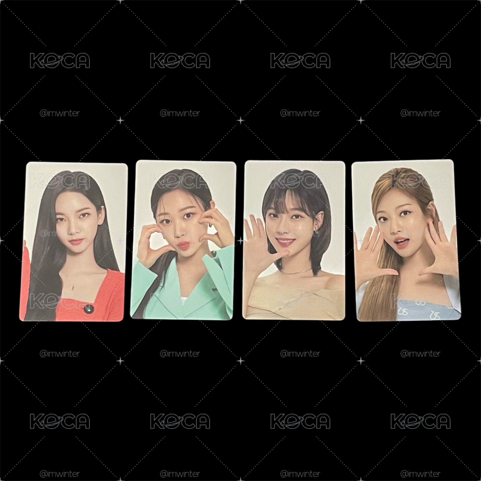 aespa MEDIHEAL 代言小卡組