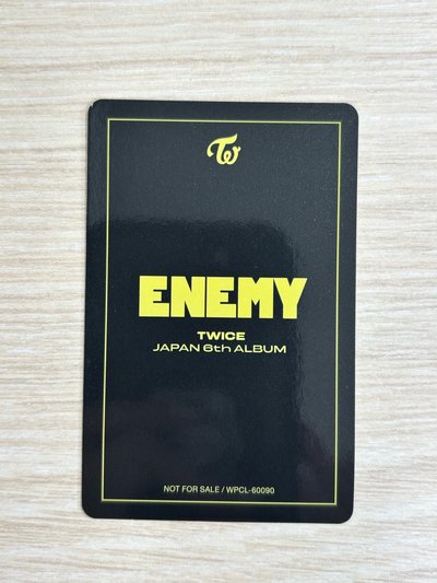 現貨 TWICE 日專ENEMY OJ會員盤專卡 MOMO