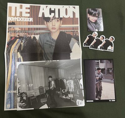 The action 3小作文卡 海報 明信片 貼紙