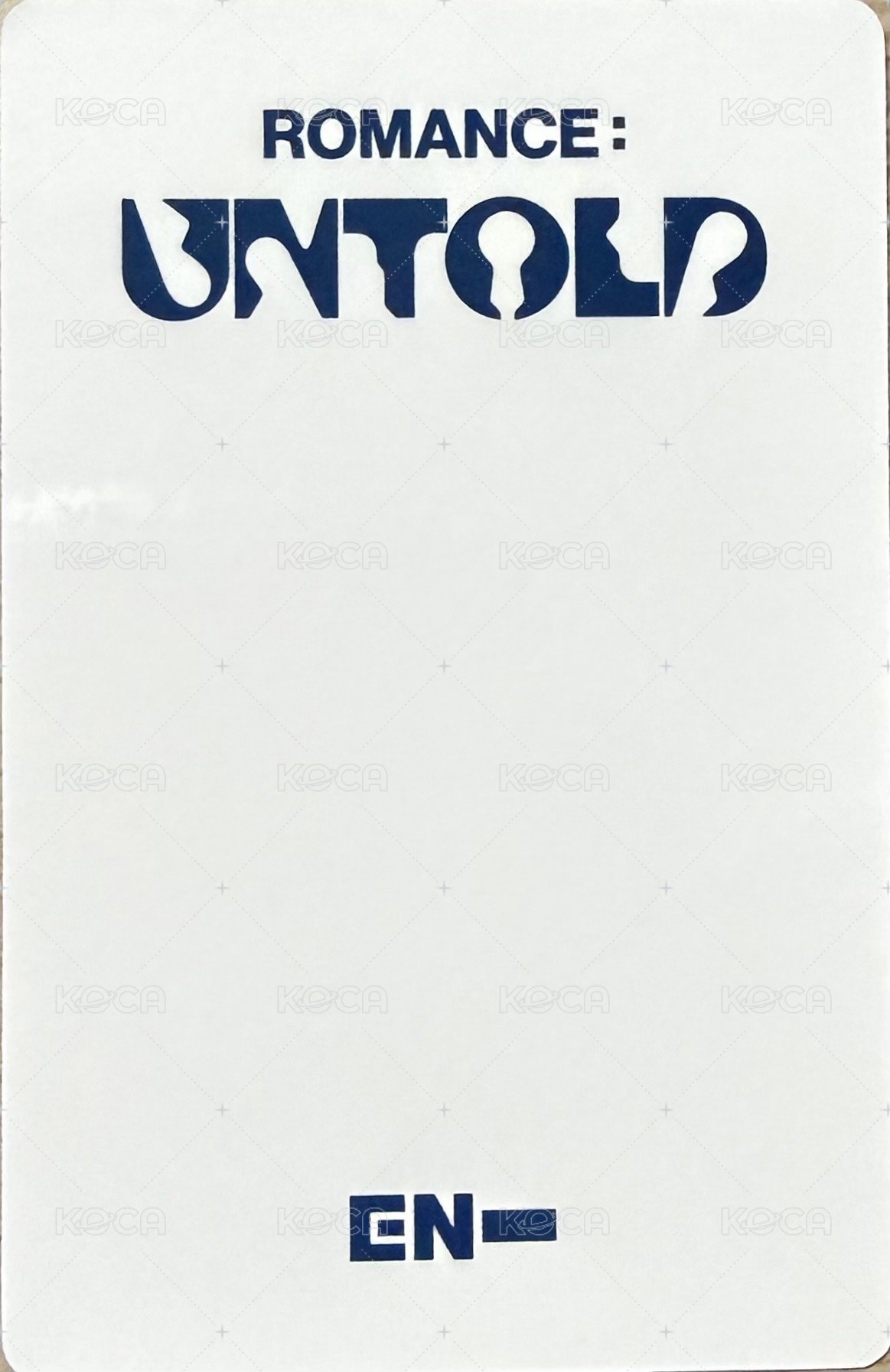 正二 yzy 預售1.0 特典卡  背面