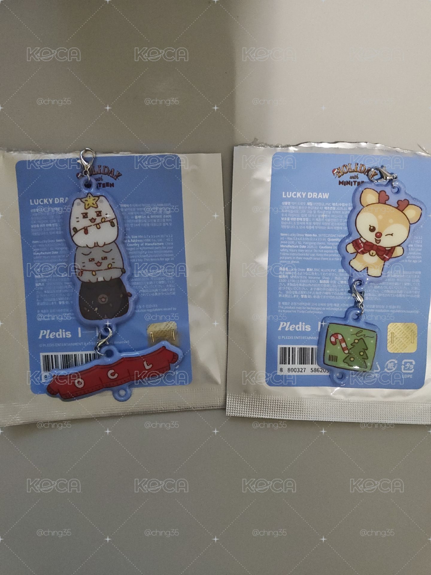 MINITEEN聖誕節隨機吊飾