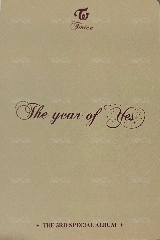 特三 專輯卡 預購禮 背面