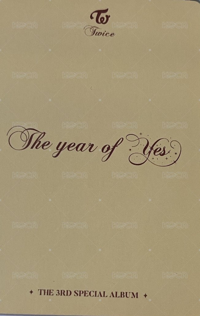 特三 專輯卡 預購禮 背面