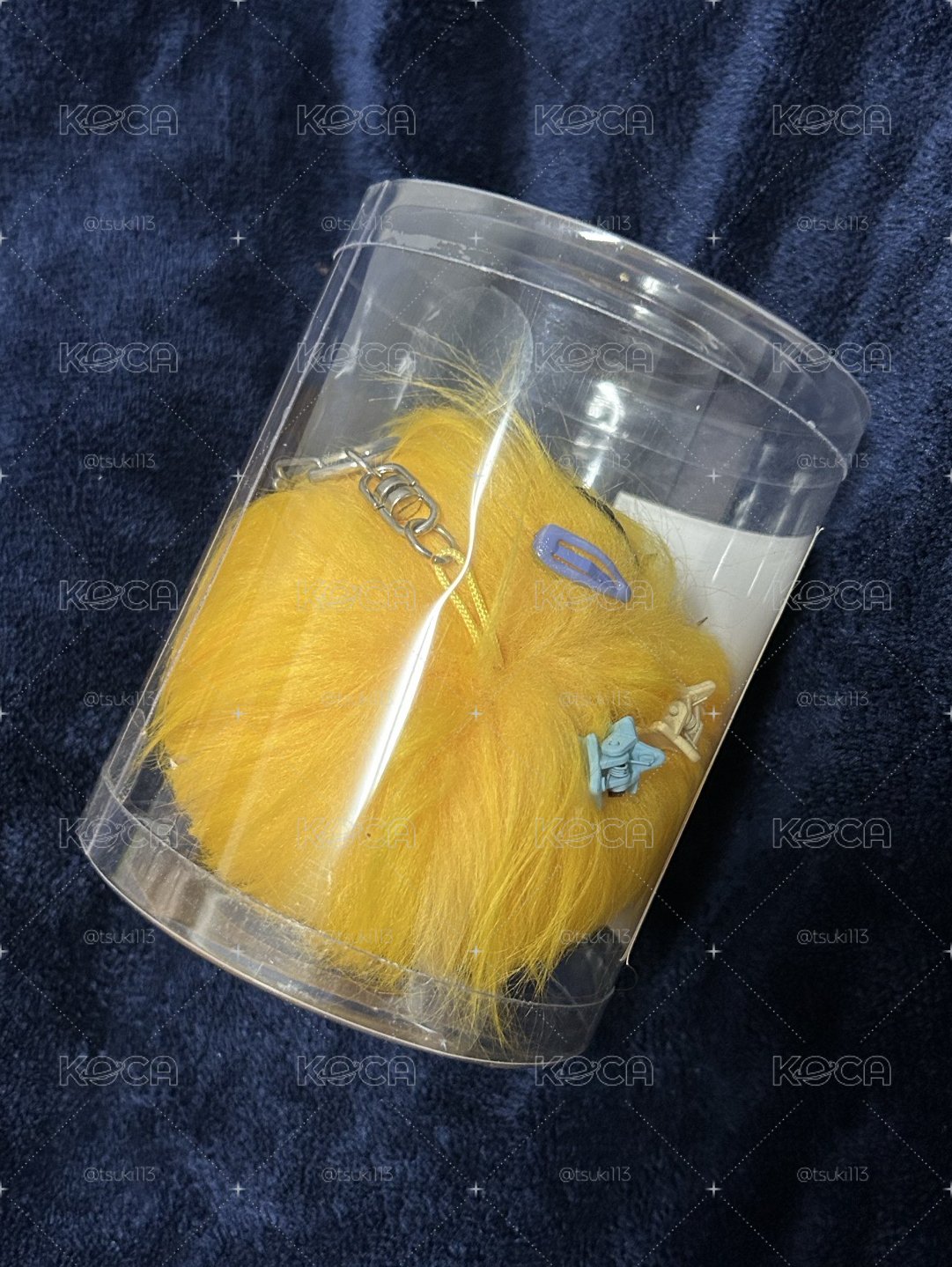 THUNDER 快閃店 黃色吊飾娃娃