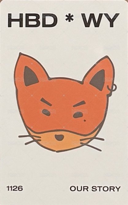 22年生日MD 周邊卡  背面