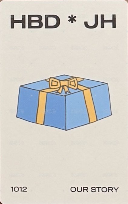 22年生日MD 周邊卡  背面