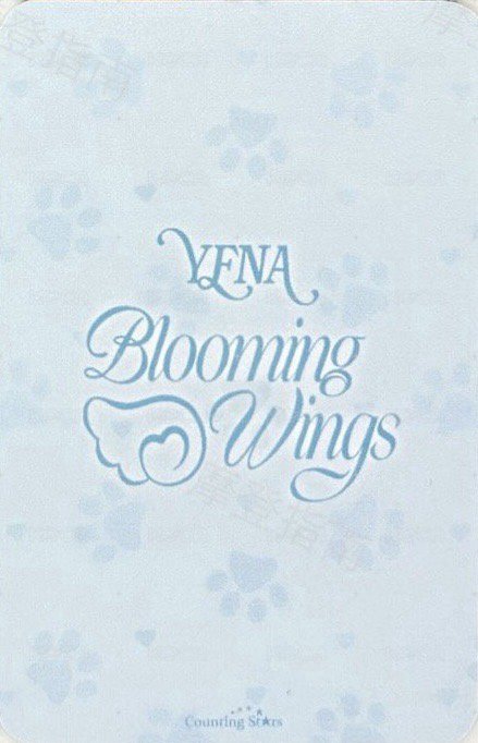 迷四 數星星 廣州 合影 簽售卡  背面