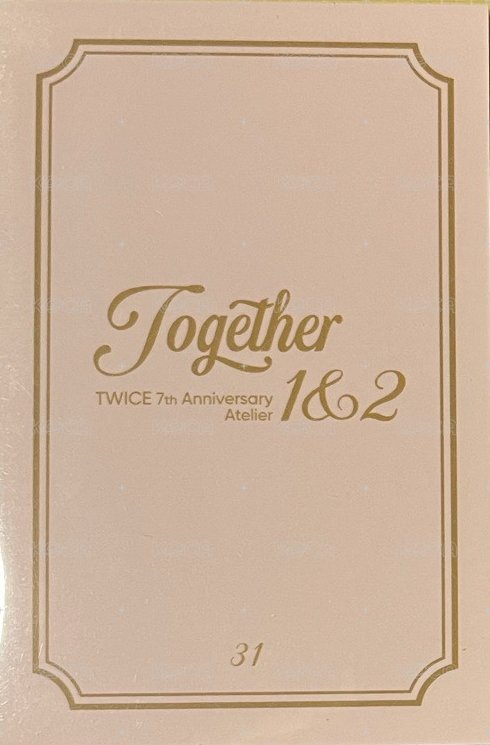 七週年 隨機卡  背面