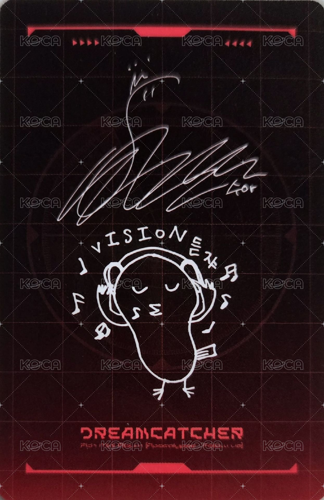 迷你七輯 專輯卡 (限量專專卡） 背面