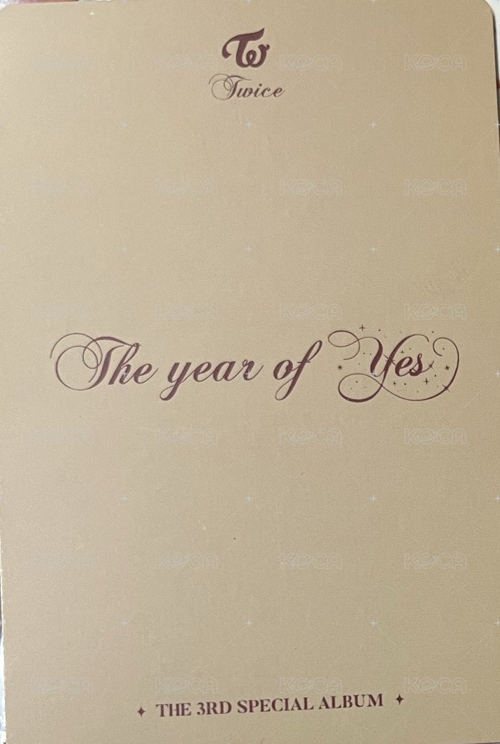 特三 專輯卡 預購禮 背面