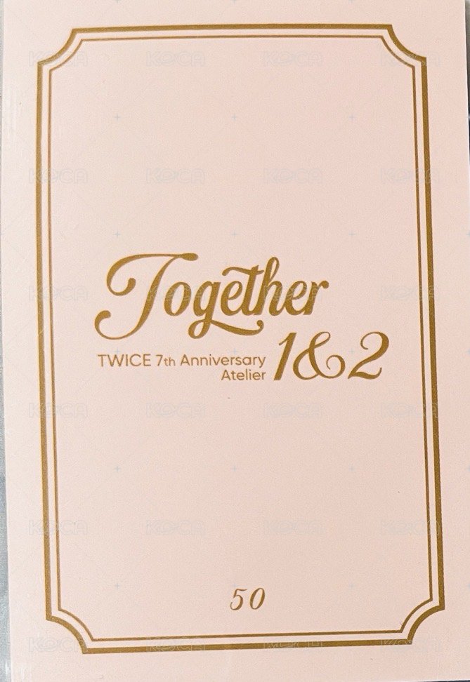 七週年 隨機卡 閃卡 背面