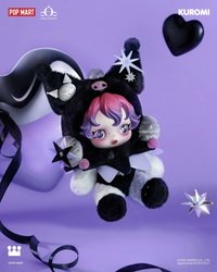 SKULLPANDA × 美樂蒂&酷洛米 吊娃 SKULLPANDA × 酷洛米毛絨公仔掛件