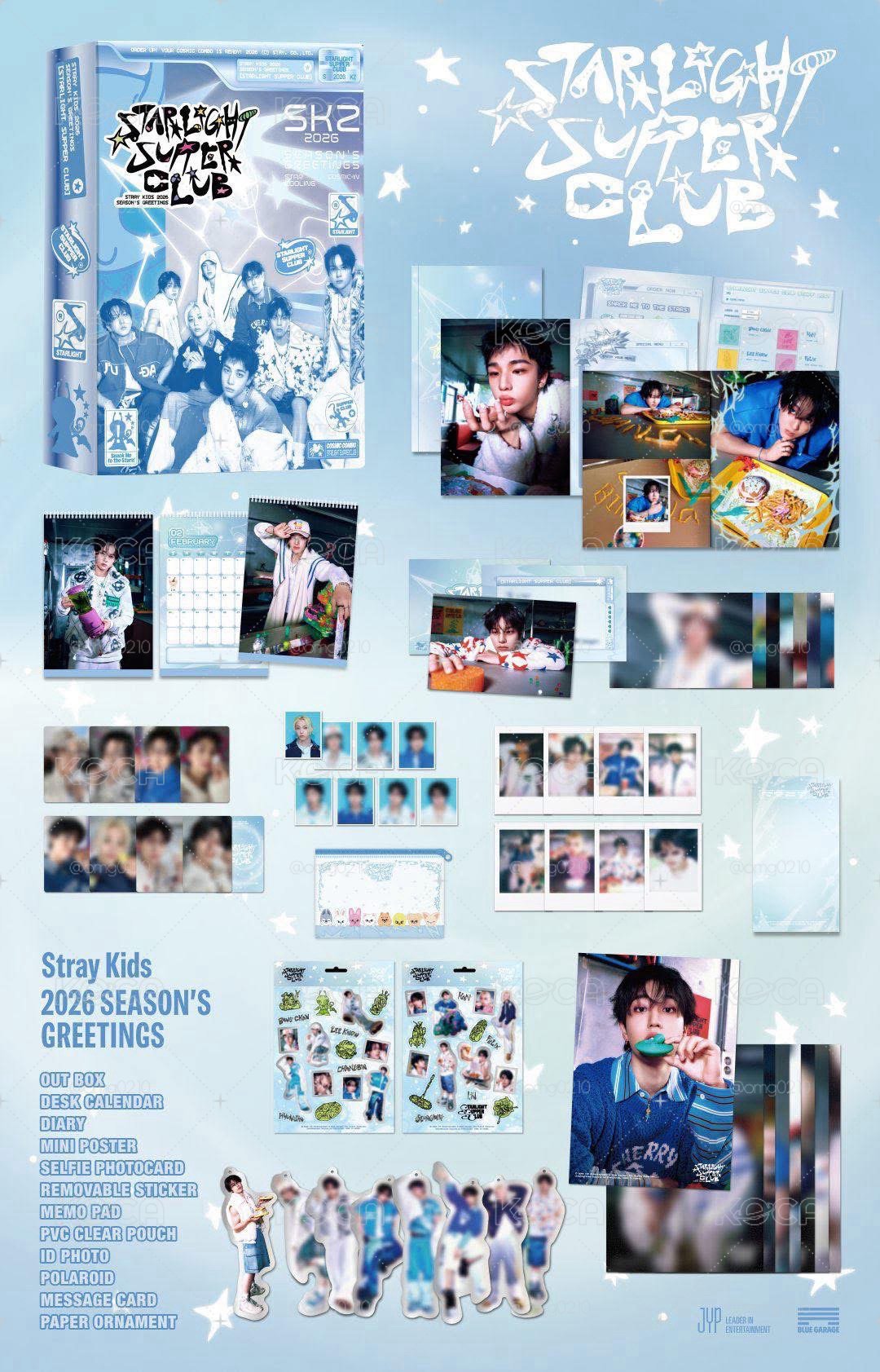 stray kids 2026 年曆set(含特典）
