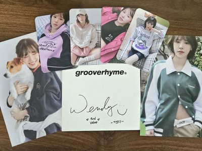 IRENE Like A Flower AM特典/【GROOVERHYME x WENDY】Wendy聯名服飾周邊