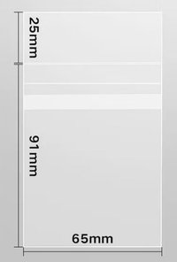 SINGBA 3.5吋封口卡膜 65x91(mm)