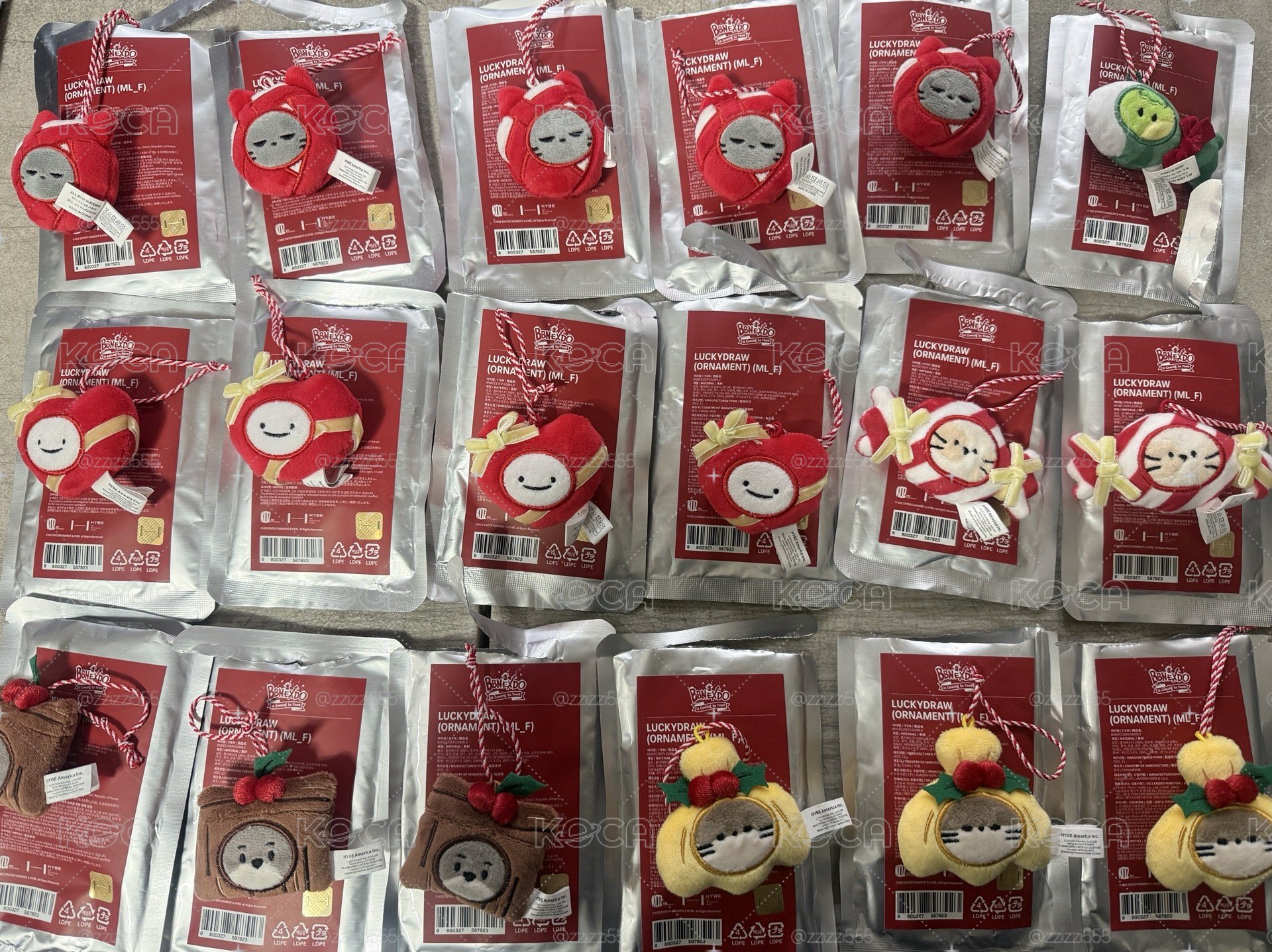 BBNEXDO 聖誕吊飾 豆豆眼
