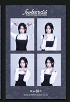 four hearts club明信片jiwoo❗️🈚️證件照+束口袋卡+隨機卡包官拍