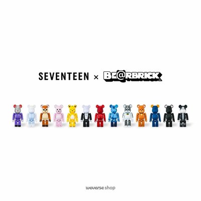 [BE@RBRICK] BE@RBRICK 100% Seventeen 聯名庫柏力克熊 
