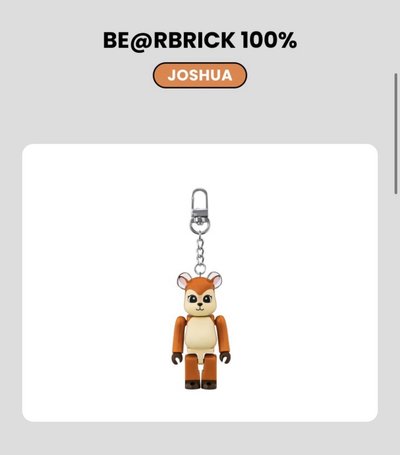 [BE@RBRICK] BE@RBRICK 100% Seventeen 聯名庫柏力克熊 