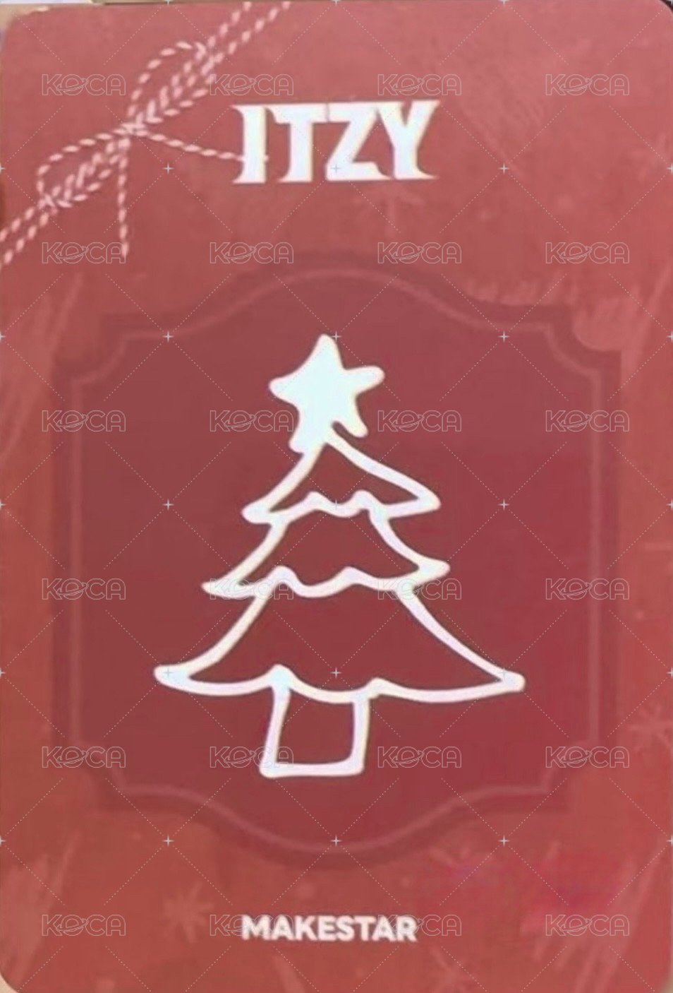 TNVS ms 8.0 線下 簽售卡 聖誕老人 背面