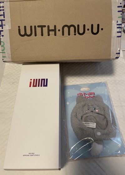 i-dle官方應援手燈2.0和舒華手燈套全新