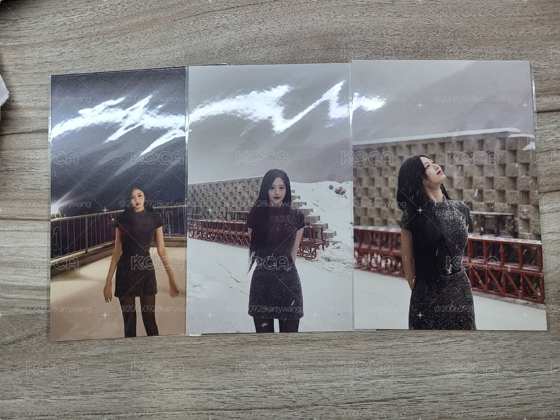 谷歌明信片 Ahyeon 一組三張