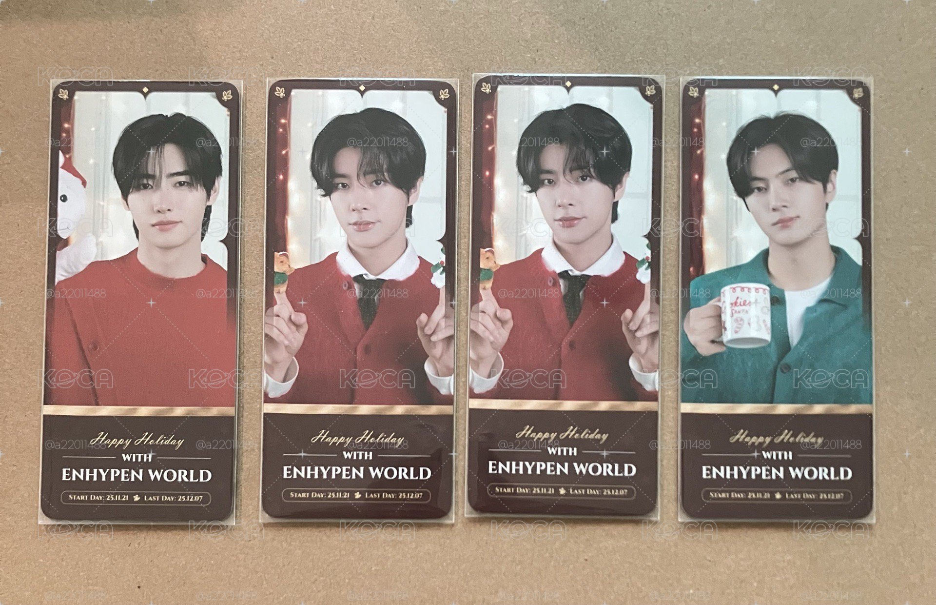 ENHYPEN WORLD 書籤 sp 人生四格